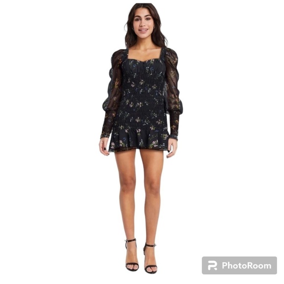 For Love And Lemons Dresses & Skirts - FOR LOVE AND LEMONS DIXON MINI DRESS-BLACK